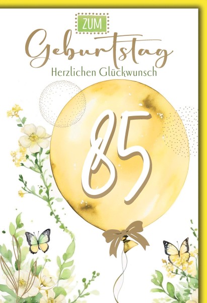 Zahlengeburtstag 85er