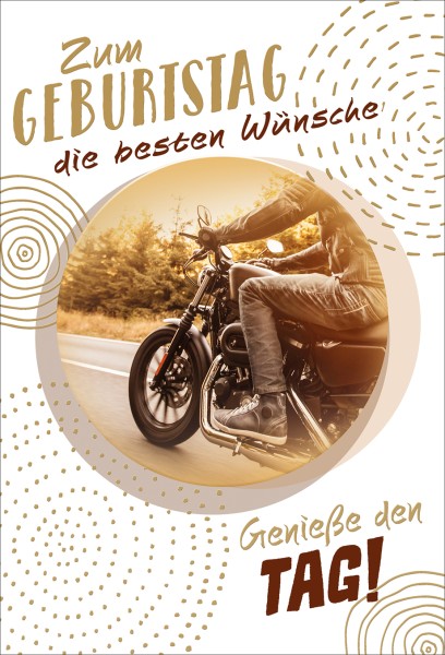 Geburtstag - Motorrad