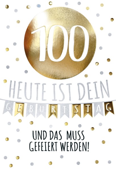 Zahlengeburtstag 100er