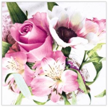 Serviette - Blume