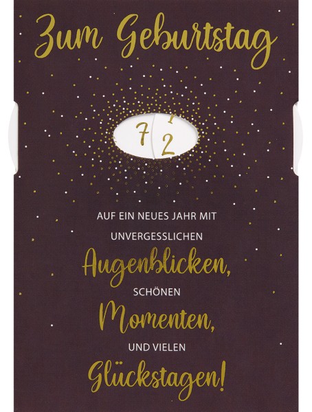 Geburtstag - Einsteller