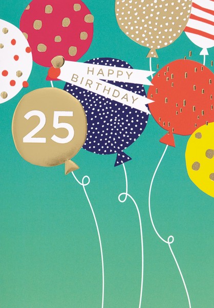 Zahlengeburtstag 25er