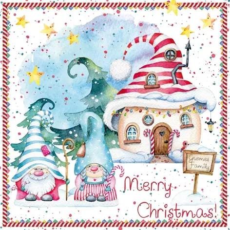 Serviette - Weihnachten