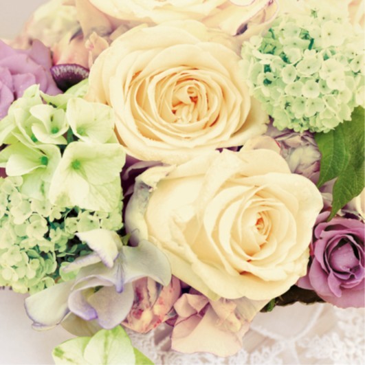 Serviette - Blume