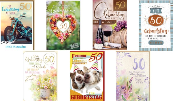Online Serie Geburtstag 50er