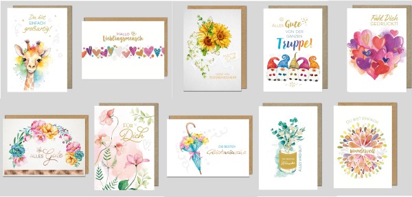 Sortiment Allgemein - Sprüche