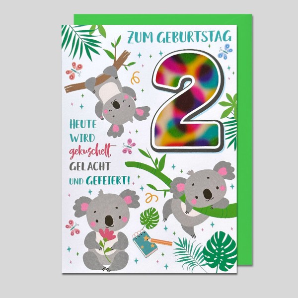 Zahlengeburtstag Kinder - 2er