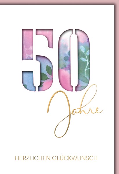 Zahlengeburtstag 50er