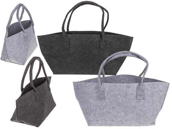 Tragtasche sortiert Filz
