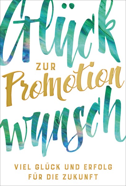 Allgemein - Promotion