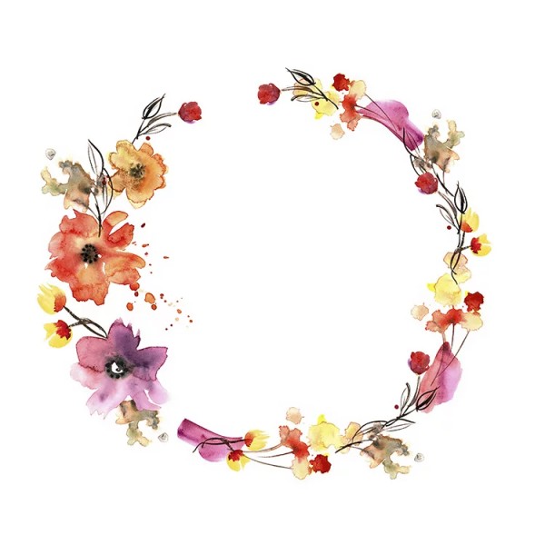 Serviette - Blume