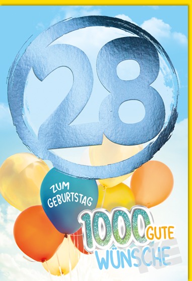 Zahlengeburtstag 28er