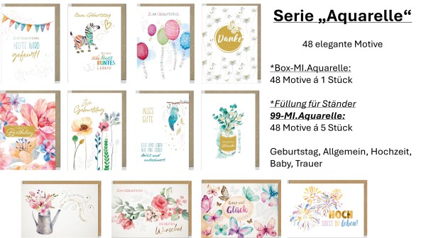 Füllung: Ständerkonzept - Aquarelle