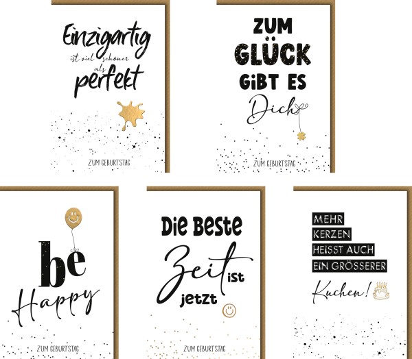 Sortiment Geburtstag - Sprüche