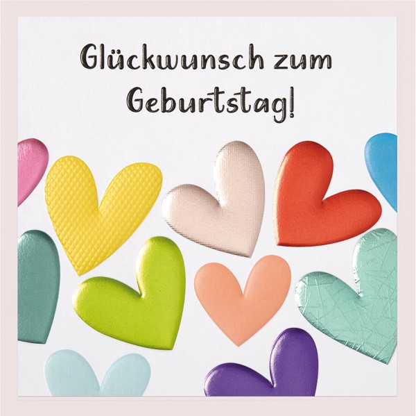 Geburtstag - Prisma Natur - Plastikfrei (Quadratisch)