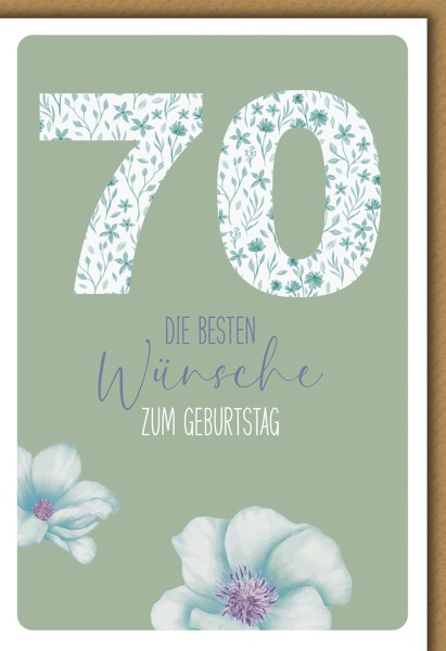 Zahlengeburtstag 70er