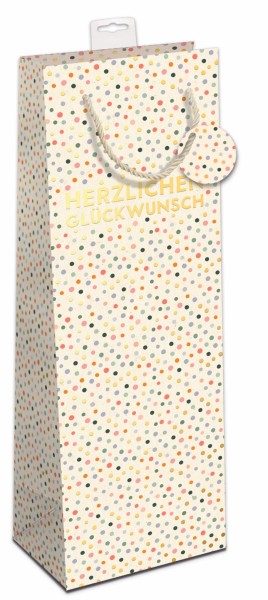 Tragtasche Flasche - Papier