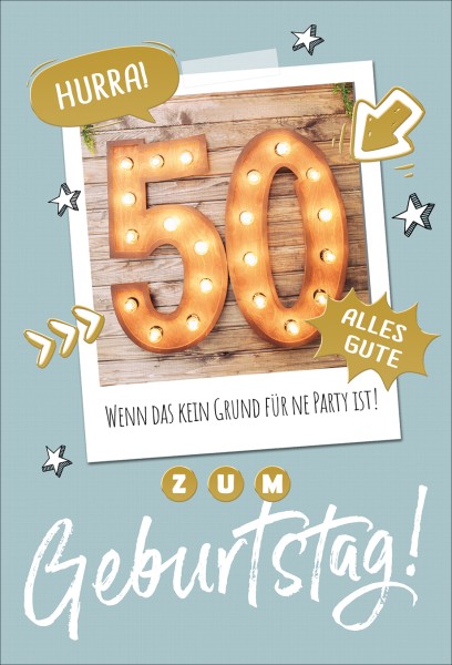 Zahlengeburtstag 50er