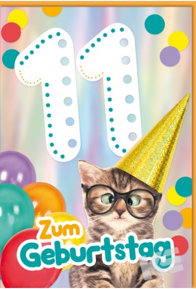 Zahlengeburtstag Kinder - 11er