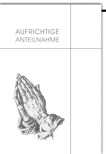 Trauer - Schrift