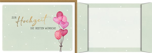 Hochzeit - Geldschein - Nature - Plastikfrei