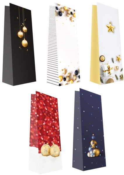Weihnachten Tragtaschen sortiert Flasche