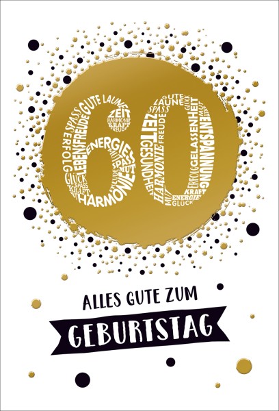 Zahlengeburtstag 60er