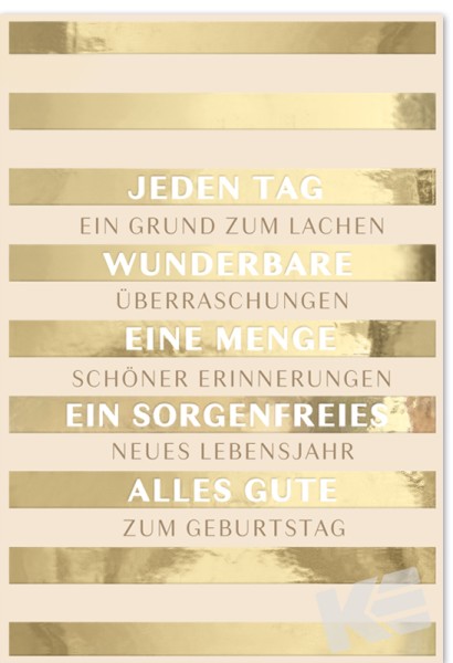 Geburtstag - Alles & Anders