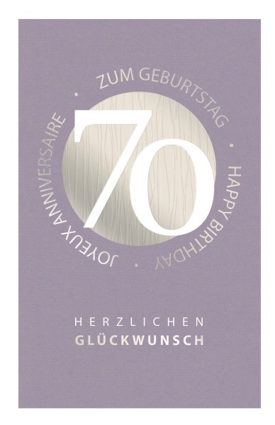 Zahlengeburtstag 70er
