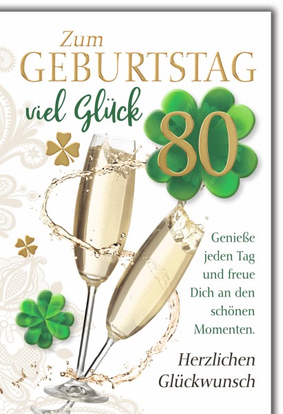 Zahlengeburtstag 80er