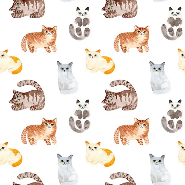 Serviette - Katze
