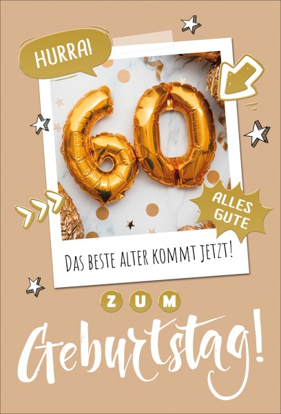 Zahlengeburtstag 60er