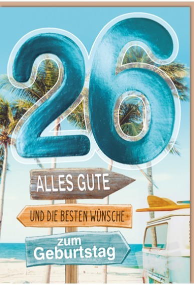 Zahlengeburtstag 26er