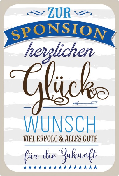 Allgemein - Sponsion
