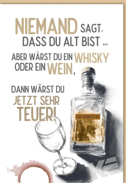 Geburtstag - Whisky