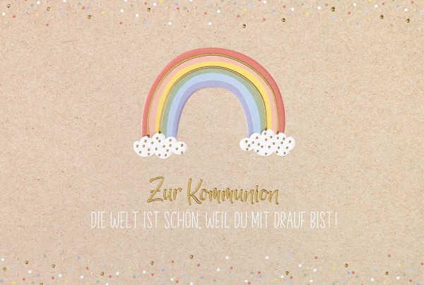 Kommunion - Nature Card - Plastikfrei