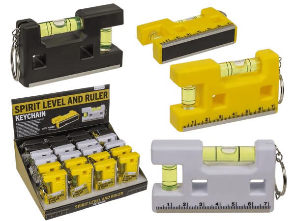 Wasserwaage mit Lineal