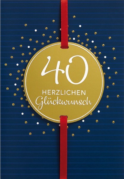 Zahlengeburtstag 40er