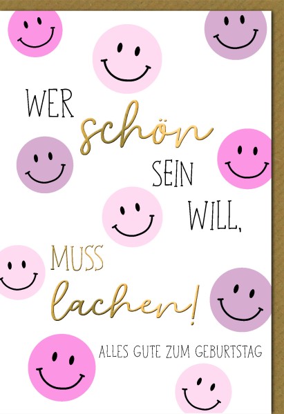 Geburtstag - Smiley