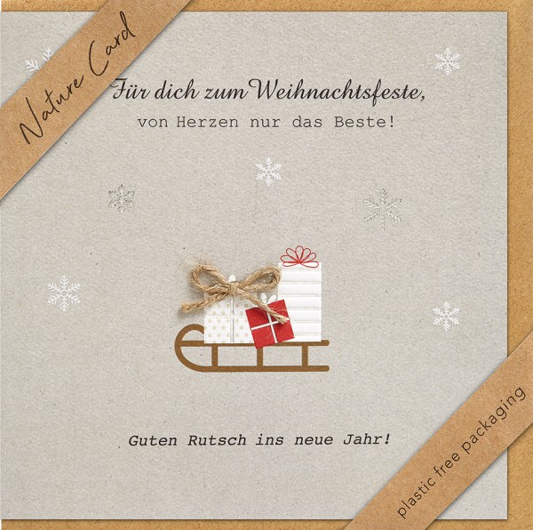 Weihnachten - Plastikfrei - Quadratisch