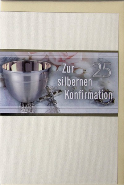 Silberne Konfirmation !
