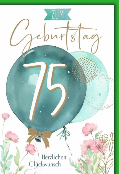 Zahlengeburtstag 75er