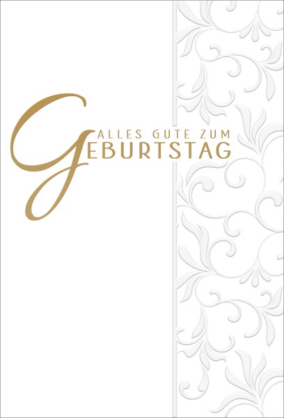 Geburtstag - Schrift