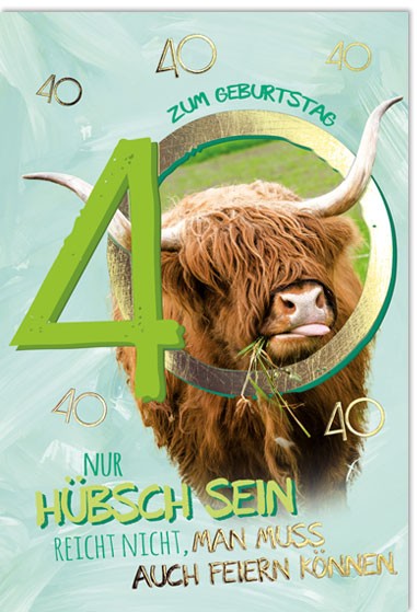 Zahlengeburtstag 40er