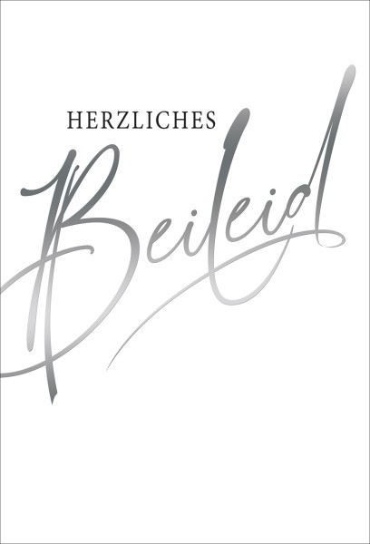 Trauer - Schrift