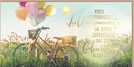Geburtstag - Great Nature - Plastikfrei - langformat