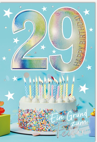 Zahlengeburtstag 29er