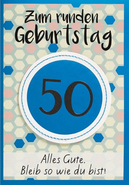 Zahlengeburtstag 50er