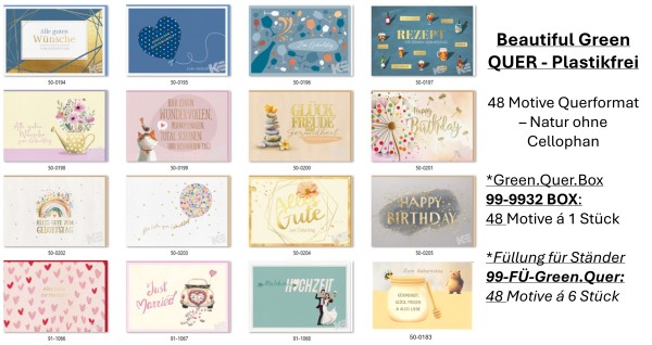 Füllung: Ständerkonzept - Natur - Plastikfrei - Beautiful Green QUER