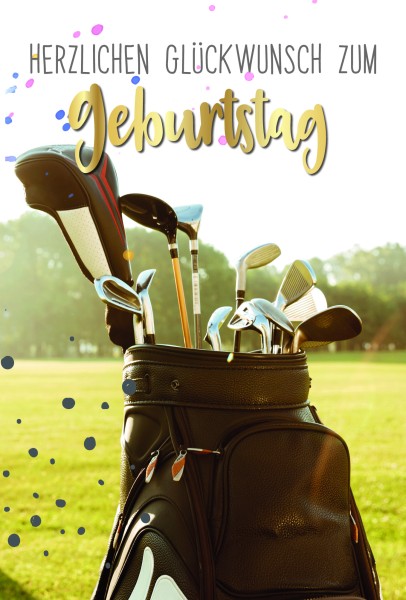 Geburtstag - Golf